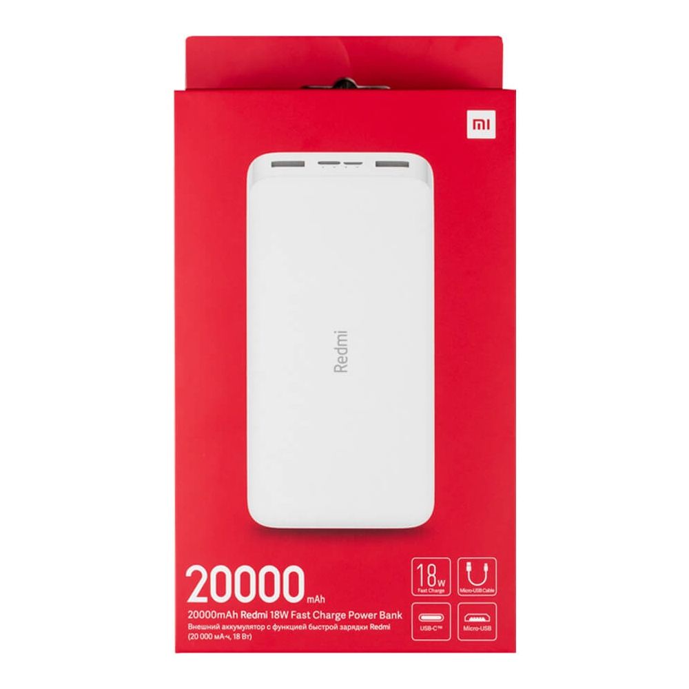 1a332e پاوربانک شیائومی Redmi 20000 به همراه کابل
